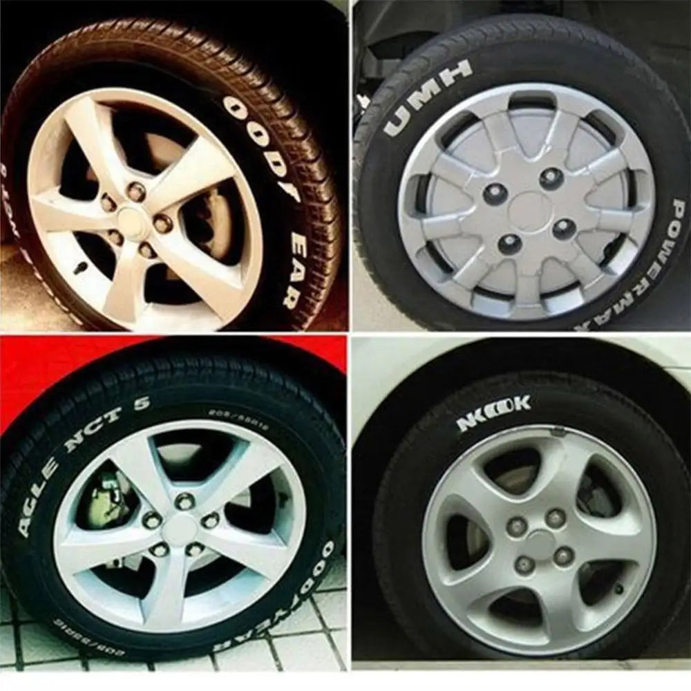 Waterproof Cars Wheel Tire Oily Mark Pen Auto Rubber Tyre Paint Pen Cd Metal Permanent Paint Marker Graffiti Touch Up