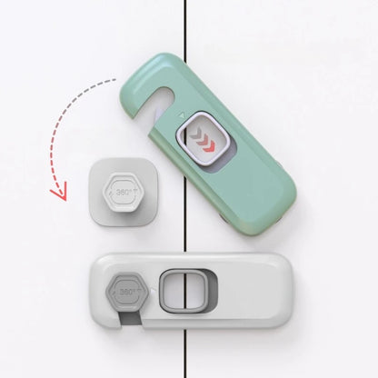 Child Proof Refrigerator Locks Cabinet Lock Fridge Locks for Kids Safety Baby Freezer Door Latches with Adhesive Tape