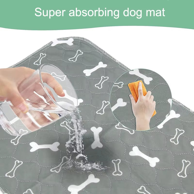 Wholesale Dog Mat Washable Pet Urine Pad Reusable Puppy Mat for Dogs Cat Quick Absorbing Puppy Pads Dog Leakproof Mat Urine Pad