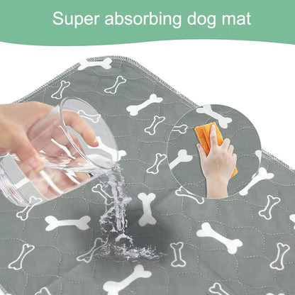 Wholesale Dog Mat Washable Pet Urine Pad Reusable Puppy Mat for Dogs Cat Quick Absorbing Puppy Pads Dog Leakproof Mat Urine Pad
