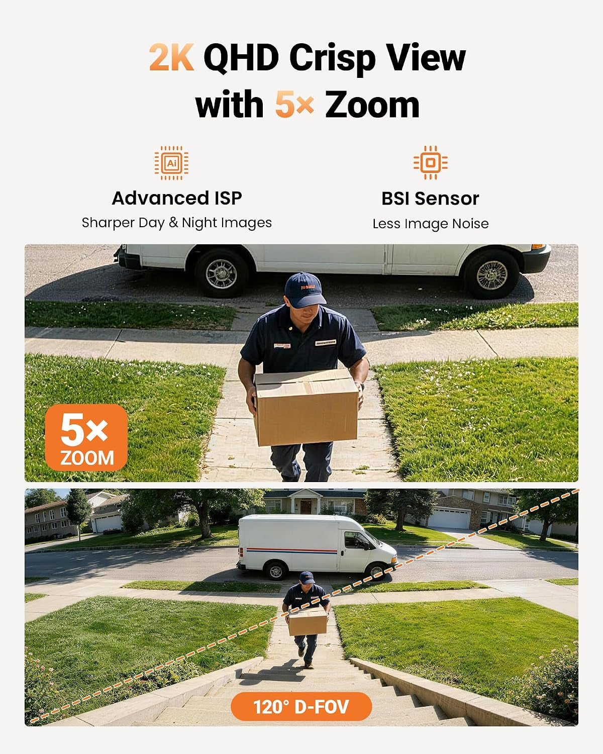 3MP 2K Magnetic Window Camera, Window Security Camera with AI Detection, 5G/2.4G Wifi Plug-In Indoor Camera for Home Security, Color Night Vision, Us-Only Cloud Storage, Adjustable Angle Mount